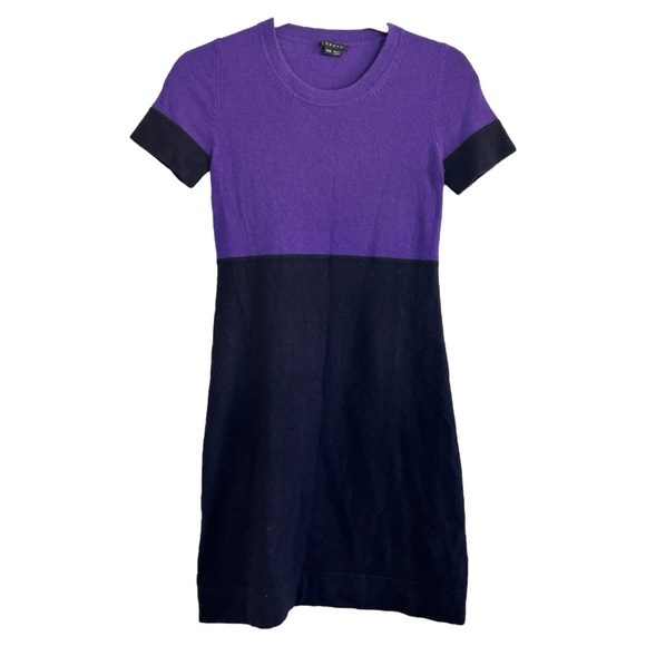 Theory Women’s Short‎ Sleeve 100% Cashmere Sweater Dress  Sz P(0) - Picture 1 of 6